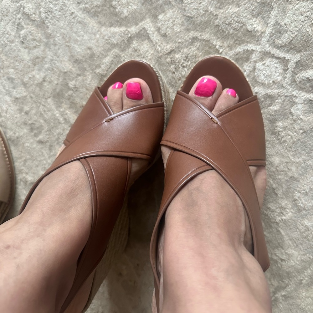 Like new Michael Kors, wedge sandals